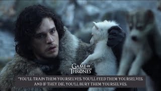 The Starks find the Dire Wolf pups  Game of Thrones S01E01 [upl. by Mayne]