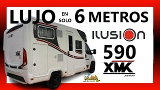 VOYenVAN  AUTOCARAVANA PERFILADA nueva ILUSION XMK 590 H PREMIUM 2024 [upl. by Rigby]