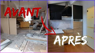 3 mois de rénovation en TimeLapse  STUDIO 35m2 [upl. by Cristiano894]