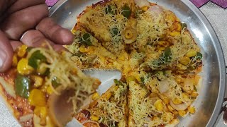 Homemade Pizza 15 minhow to make pizza at home with oven [upl. by Inaj]