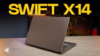 Acer Swift X14 OLED NVIDIA GeForce RTX 4050 Goodness  GadgetsBoy 4K [upl. by Eevets]