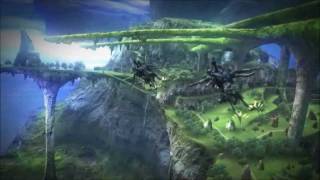 Wii Xenoblade Chronicles  Exploring the Beta map Bionis Left Shoulder [upl. by Martie]