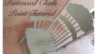 Distressed Chalk Paint Tutorial [upl. by Almund312]