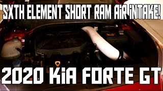 SXTH Element Intake Install MODDING THE FORTE GT [upl. by Adolfo]