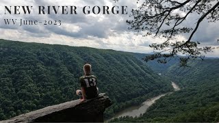 New River Gorge Hike June 2023 [upl. by Merrile]