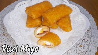 RESEP RISOL MAYO VIRAL  ENAK BANGET BIKIN NAGIH  STOK FROZEN FOOD [upl. by Ardnuaek]