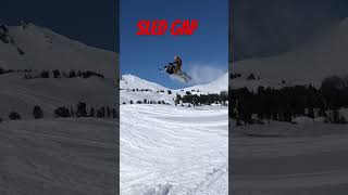 Cook City snowmobile jumpie snowmobile sledding adrenaline [upl. by Ahar188]