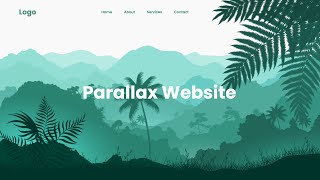 Parallax Scrolling Website  How to Make Website using HTML CSS amp JavaScript [upl. by Einoj457]