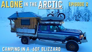 Driving an Old Ford Truck to the Arctic Ocean in 60F51C  5 Days2000 miles Snowstorm Camping [upl. by Clayborn]