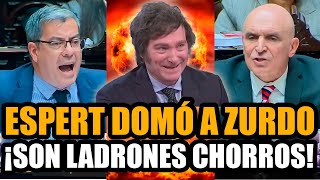 ESPERT DOMÓ A LOS ZURDOS EN DIPUTADOS EN EL DEBATE DE LA LEY BASES DE MILEI [upl. by Aekin]