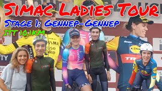 Simac Ladies Tour 2024  Stage 1 GennepGennep  CYCLINGnlNEWS bij de koers [upl. by Ikoek]