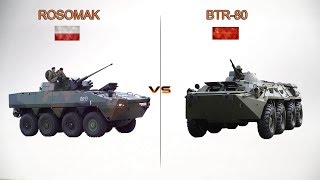 ROSOMAK vs BTR 80 [upl. by Crista588]