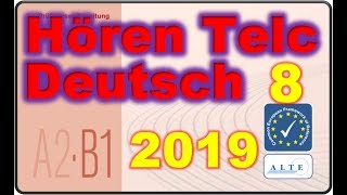 Modelltest 8 A2B1 Hören Deutsch 2019 [upl. by Satterlee]