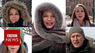 How do you keep warm Tips from cold countries BBC News [upl. by Gore]