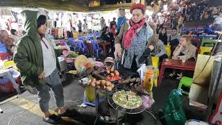 Dalat in Vietnam by night Night market Bars [upl. by Arriet]