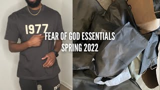 Fear Of God Essentials Spring Collection 2022 With Sizing Tips [upl. by Westerfield628]