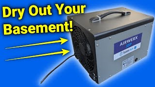 BaseAire Airwerx 35P Dehumidifier Overview Demo and First Impressions [upl. by Assirram723]