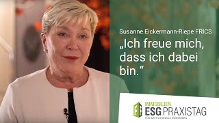 Susanne EickermannRiepe FRICS ESG Praxistag 2024  EventSummary [upl. by Yadahs]