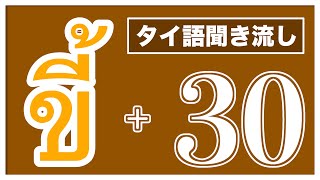 【タイ語聞き流し】ขี้キー＋３０。 [upl. by Macilroy]