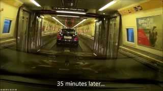 Driving the Channel Tunnel  Folkestone to Calais [upl. by Liag]