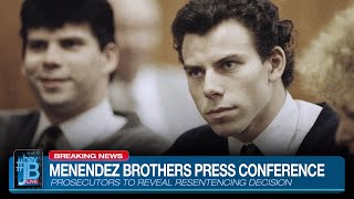 NOW Menendez Brothers Press Conference  Prosecutors decision on resentencing Erik amp Lyle Menendez [upl. by Herculie]