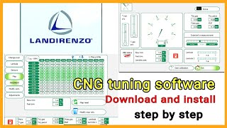 how to download and install Landirenzo cng TUNING software on your laptop [upl. by Ardnoik]