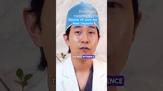 Rhinoplasty Silicone Implant VS Goretex Implant 🤔 medicaladvice [upl. by Giamo]