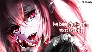 「Nightcore」→ Like A Vampire Lyrics by Catrien Maxwell [upl. by Adaha]