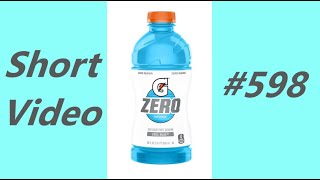 598 Short Video on Gatorade Zero Cool Blue [upl. by Gerrald]