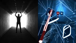 Playing Beat Saber in Unthinkable Places [upl. by Demahum75]