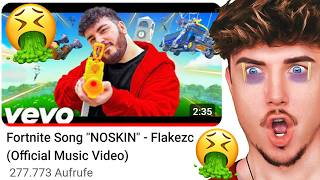 WannaBe REAGIERT auf die SCHLECHTESTEN YOUTUBER SONGS 🤮🤢 [upl. by Nivk]