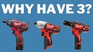 Milwaukee M12 Drill vs Screwdriver vs Impact  Why Would You Need All Three [upl. by Lorita878]