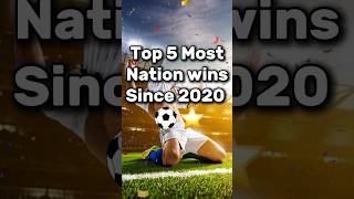 Top 5 most wins for nations ⚽🏆 englandfootball premierleague brazilfootballteam SpanishFootball [upl. by Bonacci288]