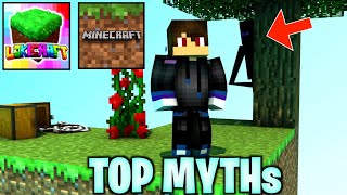 Some Amazing MYTHs In Lokicraft And Minecraft 😍 [upl. by Ayomat]