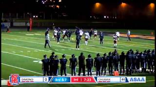 10 yard touchdown run by Bryant White of Chugiak [upl. by Suiradal]