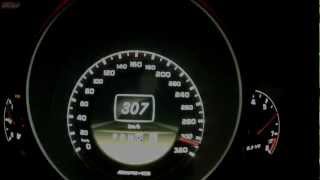 C 63 AMG Coupé Black Series Top Speed 0307 kmh Sound Mercedes Test sport auto [upl. by Idak171]