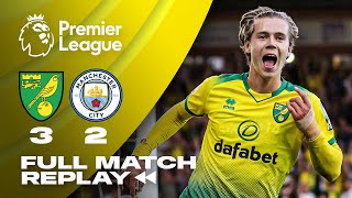 FULL MATCH REPLAY  Norwich City 32 Manchester City  140919 [upl. by Roobbie]