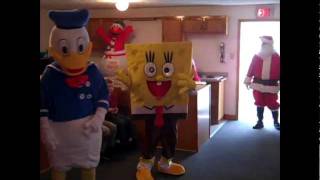 SpongeBob Christmas Party VLOG [upl. by Assillim]