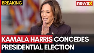 Kamala Harris Concedes Presidential Election  I do not concede the fight  NewsX [upl. by Jamieson]