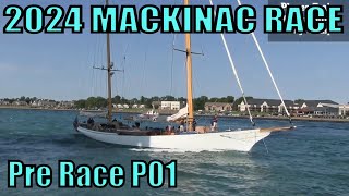 2024 Port Huron Mackinac Race Pre Race Pass By 1 of 2 [upl. by Rowell]