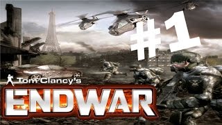 Tom Clancys EndWar  Act 1 Warning Signs [upl. by Nelie]