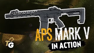 APS MARK V  Airsoft Replica Test [upl. by Artamas53]