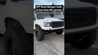 OffRoad Bumper built in less than 60 Seconds [upl. by Dorman]