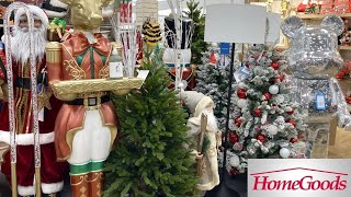 HOMEGOODS CHRISTMAS DECORATIONS CHRISTMAS DECOR ORNAMENTS SHOP WITH ME SHOPPING STORE WALK THROUGH [upl. by Gimble]