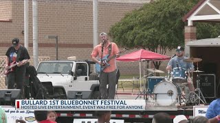 Bullard celebrates first ever Bluebonnet Festival [upl. by Ehling]