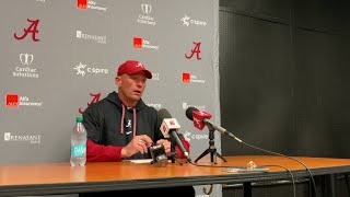 Alabama head coach Kalen DeBoer after 243 loss to Oklahoma [upl. by Illac]