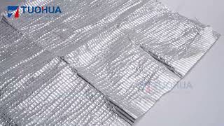 aluminum net 85 Shade Cloth Mesh Sun Reflect Aluminum foil sun shade for car and dog [upl. by Gitel660]