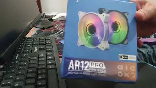 Unboxing Ventoinhas Aigo AR12pro [upl. by Topping]