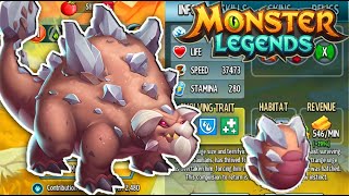 Monster Legends ANKY level 150 😍 review  Sibidu The Apex conjuring treasure cave [upl. by Atse]