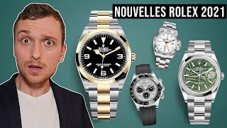 Les nouvelles montres Rolex 2021 sont là [upl. by Demahum]